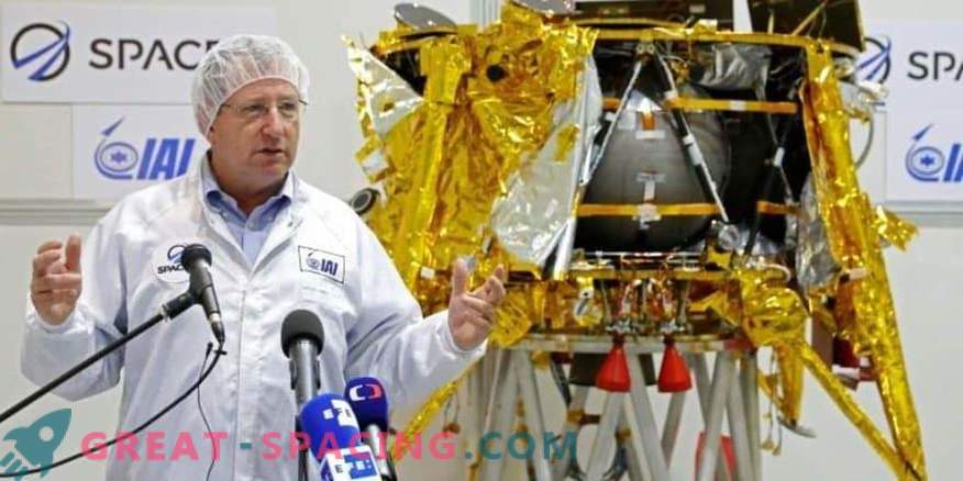 Israels rymdfarkoster förbereder sig för att starta på månen med en 