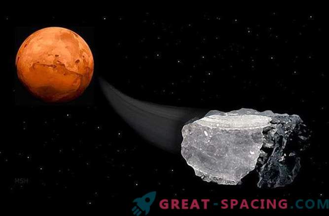 Kan det finnas metan i meteoriten i mars en antydan om livets närvaro?