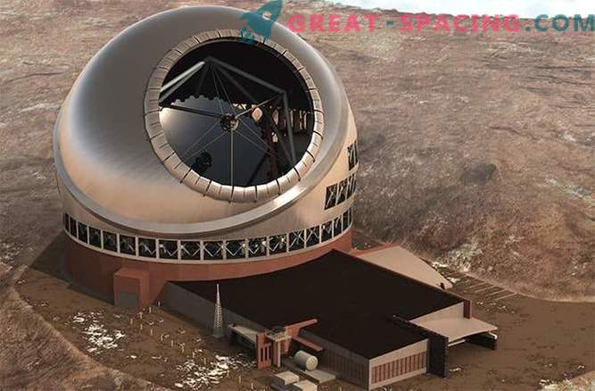 Protest i Hawaii Förseningar Konstruktion av Giant Telescope