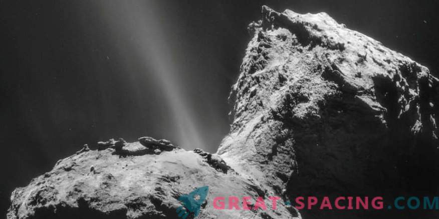 Comet damm avslöjar solsystemets historia