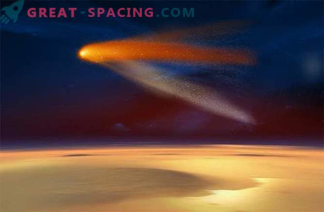 Komets inverkan vände Mars magnetism till kaos