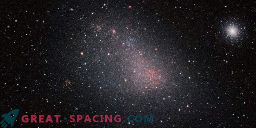 VISTA tittar genom dammridån i Small Magellanic Cloud