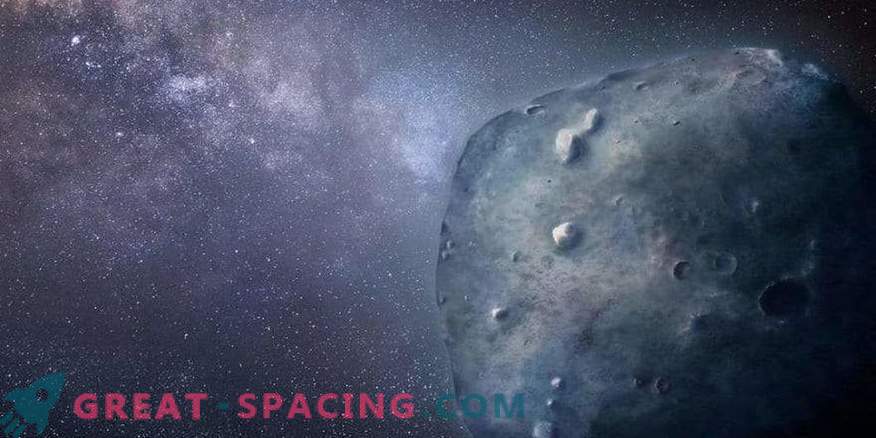 Mystiskt beteende hos en sällsynt blå asteroid