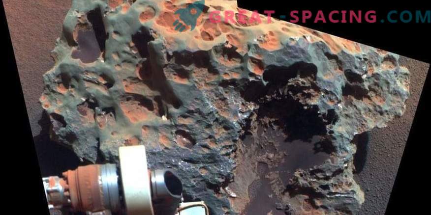 Martian megattorka avslöjade rost i meteoriten