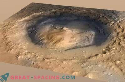 Тайнствените марсиански могили са пълни с течности кратери