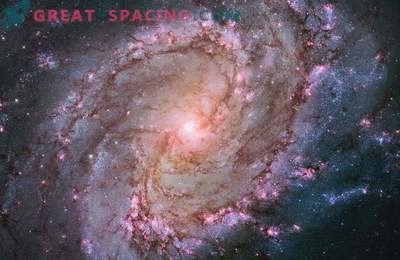Hubble-teleskopet visade livet för stjärnor i South Spinner-galaxen.