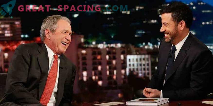 George W. Bush avslöjade inte information om oidentifierade objekt. Intervju med Jimmy Kimmel