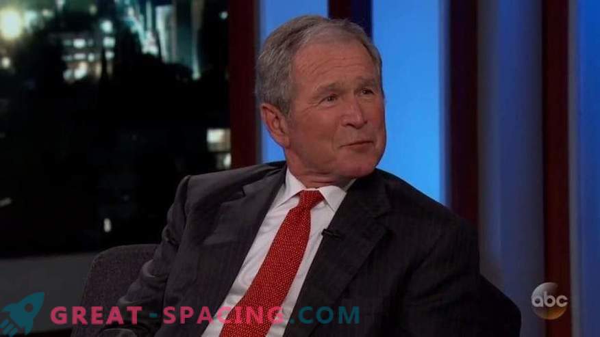 George W. Bush avslöjade inte information om oidentifierade objekt. Intervju med Jimmy Kimmel