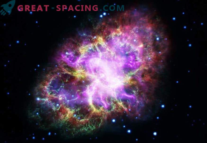 Integrerad observation av krabba nebula