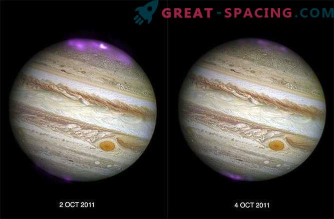 Solstormar antänder intensiv röntgenglöd på Jupiter