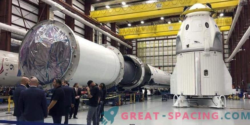 NASA e SpaceX estão se preparando para o lançamento do teste de março