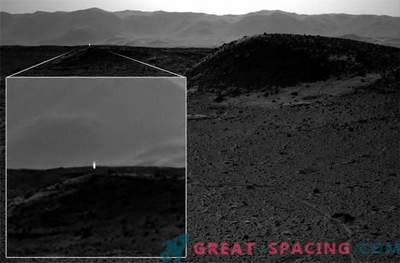 Mystiska ljuset fångades av NASAs nyfikenhet Mars Rover