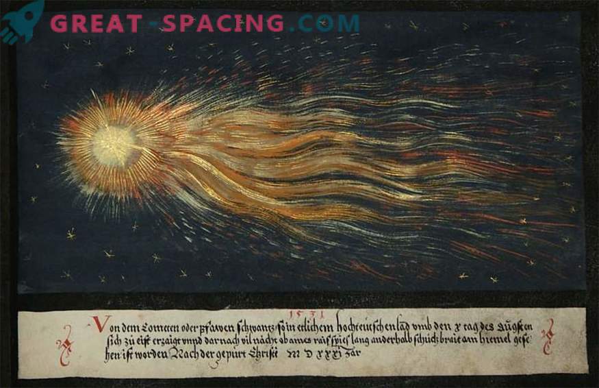Fantastiska bilder av kometer som skrämde mänskligheten