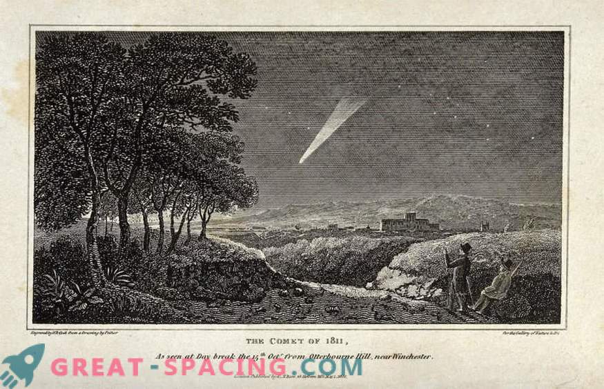 Fantastiska bilder av kometer som skrämde mänskligheten