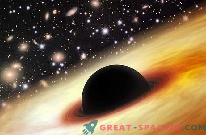 Det nyfödda universum skapade ett mörkt svart hål