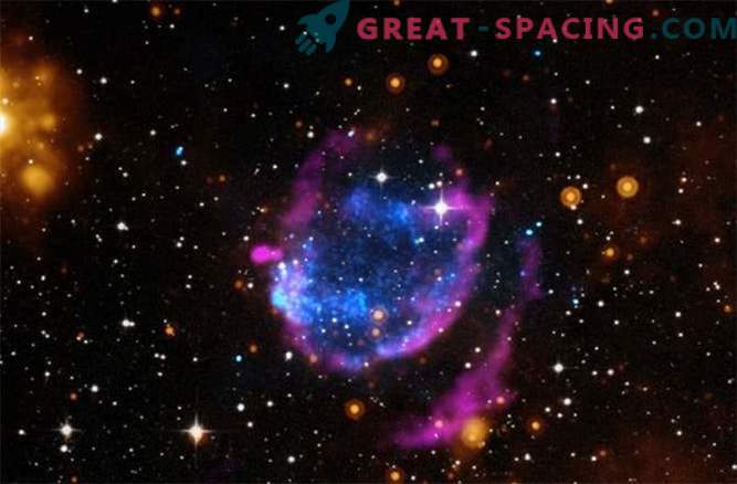 Supernova kvarleva med kraftig värmestrålning