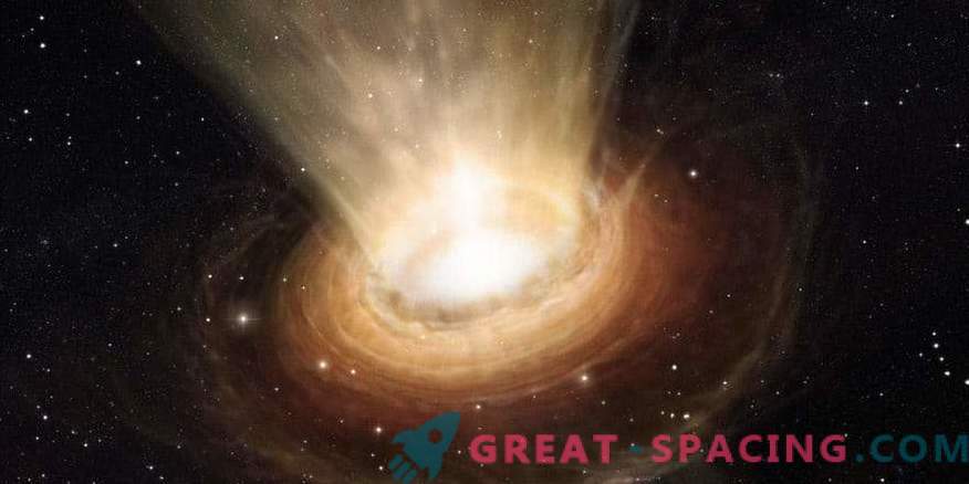 Absorption av en stjärna med ett massivt svart hål