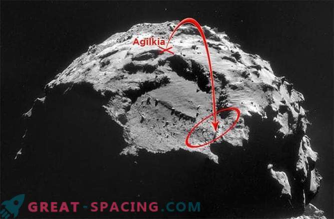 Phil-modulen utforskar kometen efter en hård landning
