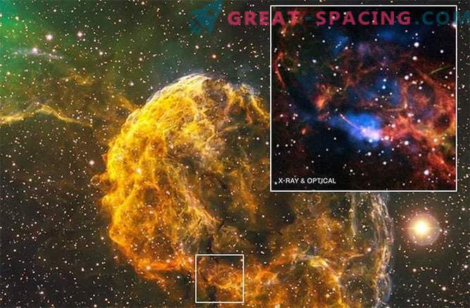 Mystisk pulsar och nebula är födda från en supernova