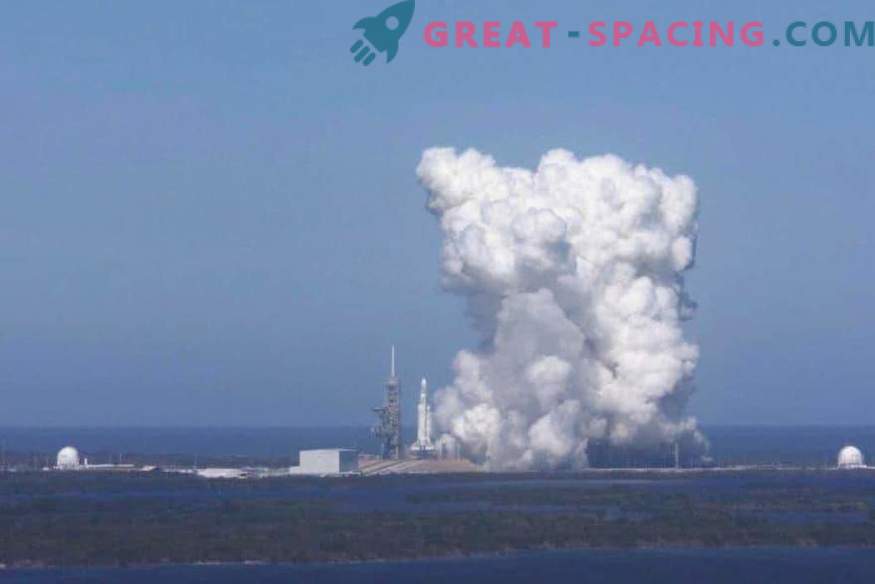 SpaceX testar en ny stor raket