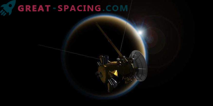 Cassini slutmötet med Titan