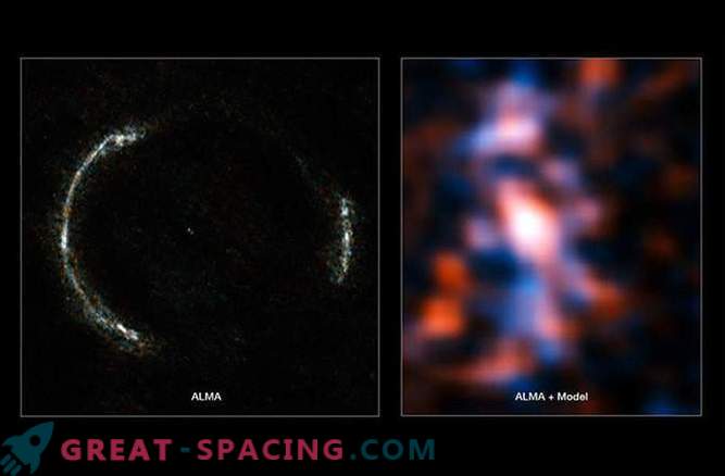 Stora stjärnbildande regioner som finns i en gammal galax.