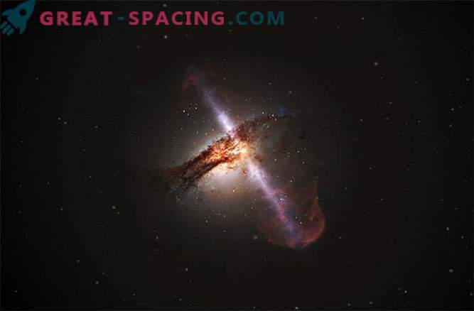 Ett stort svart hål i en liten galax