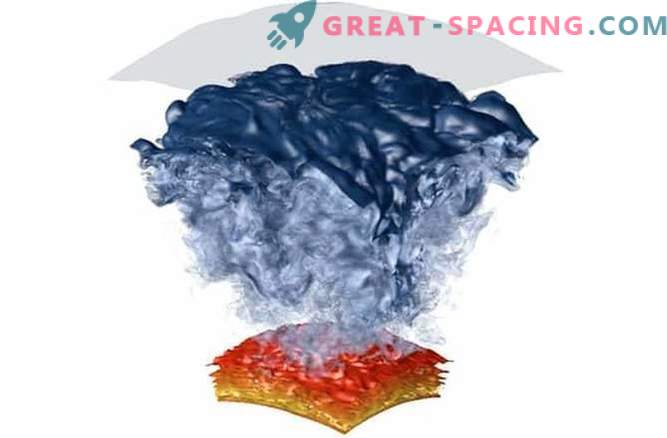 Datormodellering belyser den kaotiska interna strukturen hos en supernova