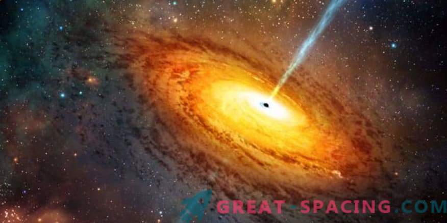 Svarta hål från små galaxer kan skapa gammastrålar