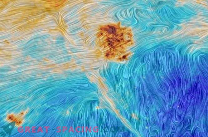 Magellan Clouds genom satelliterna Planck