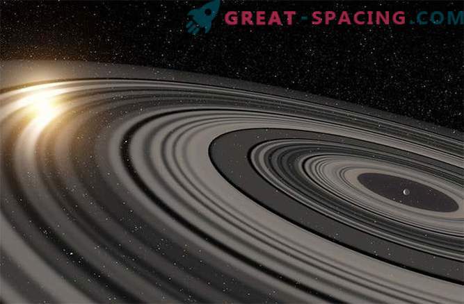 Jätte ringsystem runt exoplanets