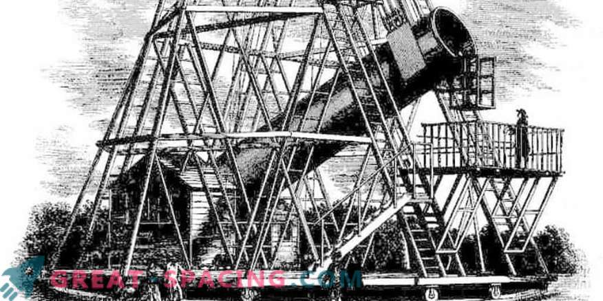 Vilken William Herschels gigantiska teleskop såg ut som