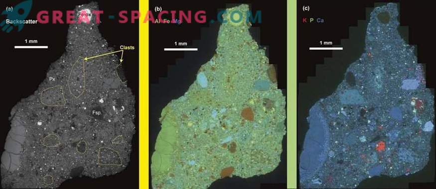 Ancient meteorite avslöjar funktionerna i Martian topography