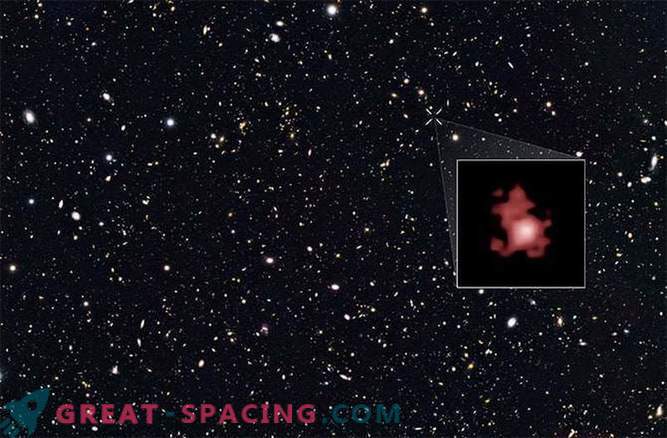 Hubble fångar den mest avlägsna och äldsta galaxen