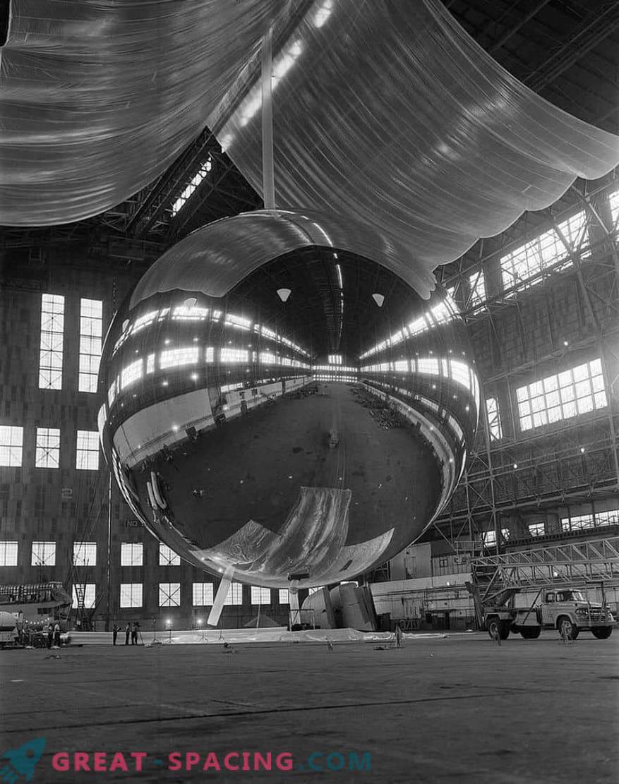 Den första kommunikationssatelliten var en jätteballong