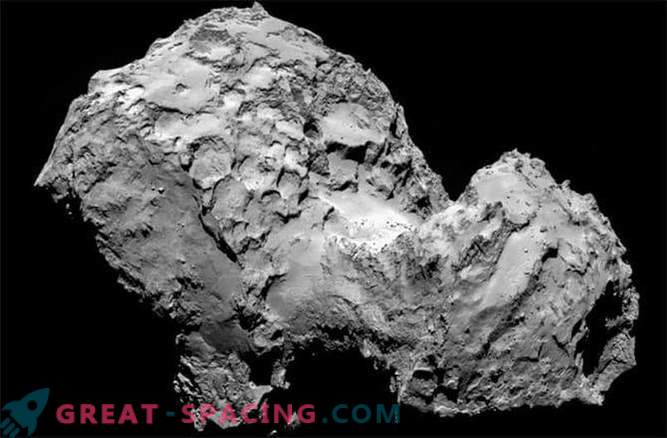 Comet Rosetta är täckt med fluffigt damm