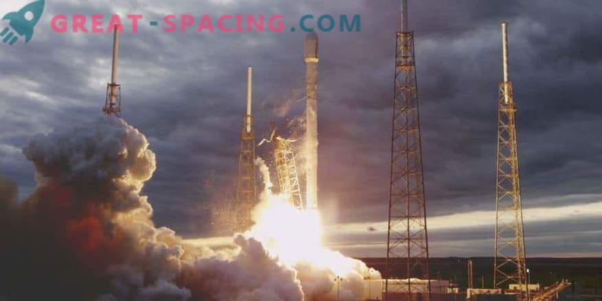 SpaceX raket lanserades med ett nytt par satelliter