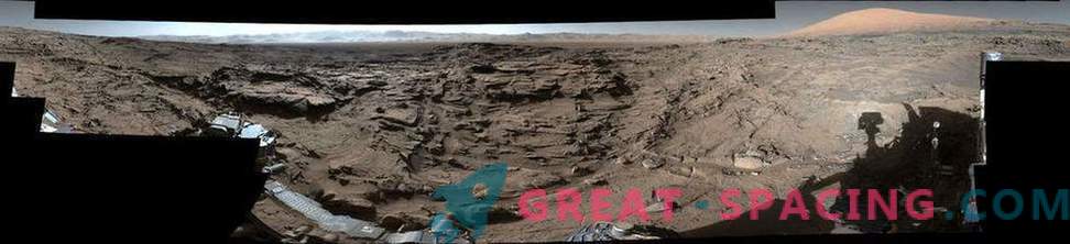 Otroligt fotografi av Mars 2016 från Nyfikenhet