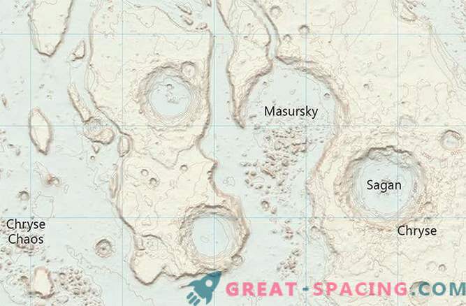 Watney godkänner: Ordnance Survey har skapat en karta över Mars