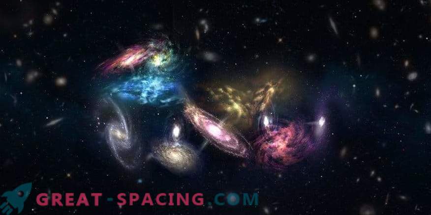 Forskare fångade en massiv sammanslagning av galaxer i det tidiga universum