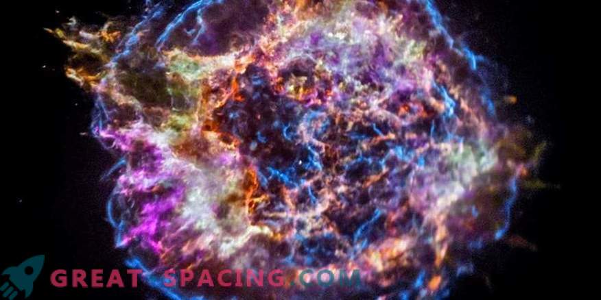 Chandra avslöjar den elementära karaktären Cassiopeia A