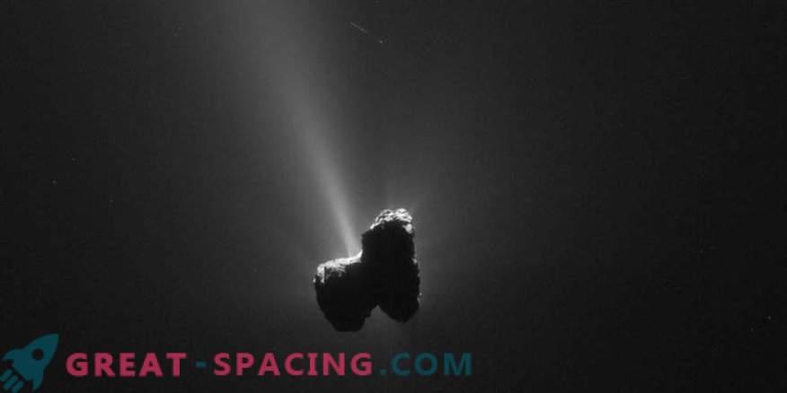 En japansk enhet upptäckte vatten på en komet