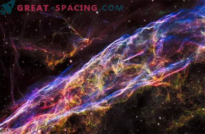 Hubble har gett nya, förstorade bilder av Voil Nebula