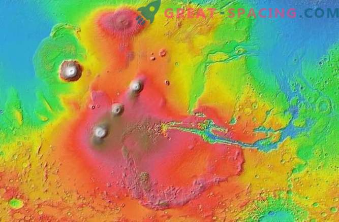 Le volcan monstre a radicalement changé Mars