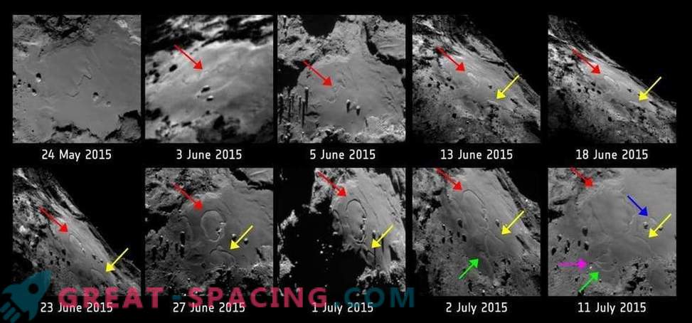 Rosetta fortsätter att studera kometen 67P / Churyumov-Gerasimenko