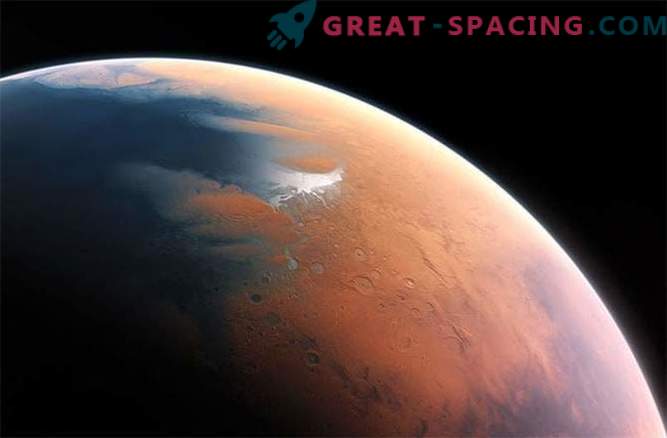 I gamla tider fördjupade ett stort hav från Marss yta till rymden