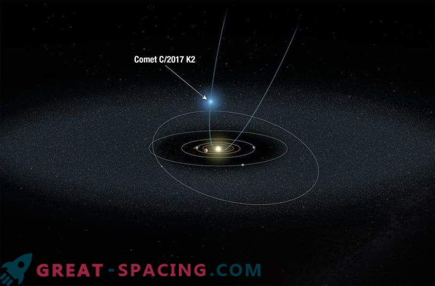 Учените наблюдават примитивна далечна комета