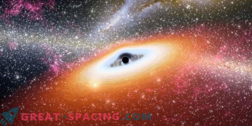 Hur matar man ett supermassivt svart hål?