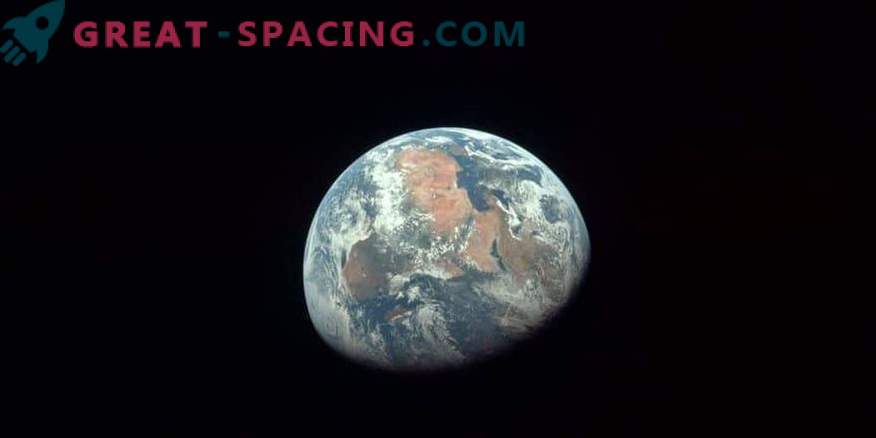 Beundra rymdskeppens avgång från jorden i perspektivet av ISS