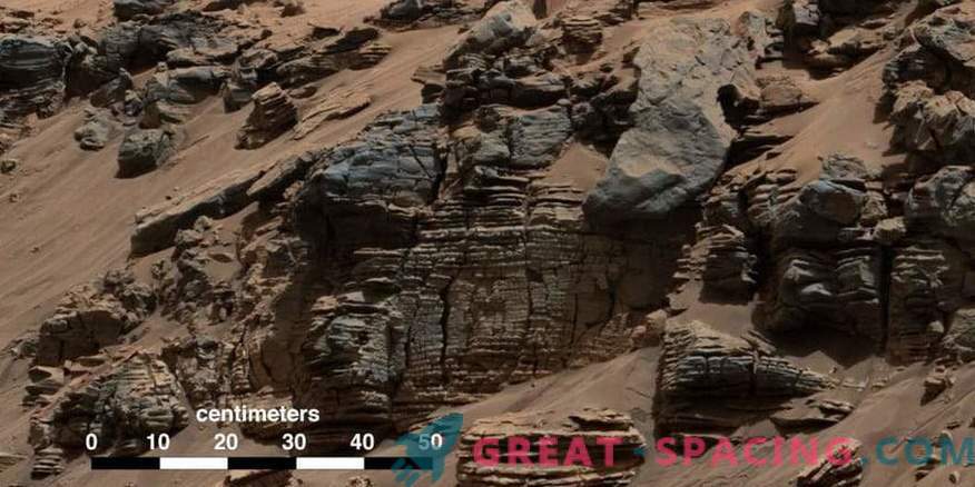 Rover hittade en lagrad sjö av antika Mars